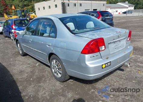 2003 Honda Civic Ex z USA, uszkodzony, nr VIN 2HGES26773H553276